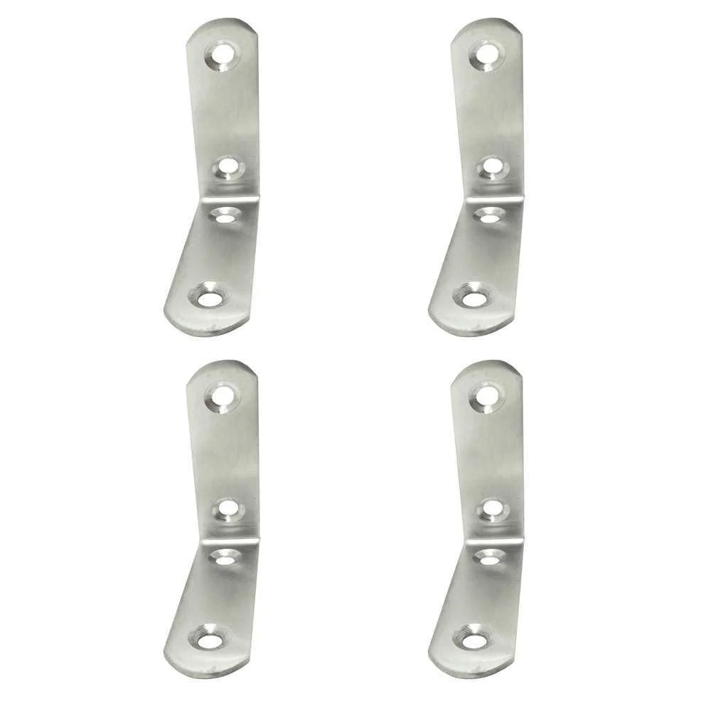 Angle Refor&ccedil; An24, Acer Inoxidable. Inclou Tornilleria, 60 X 60 X 19 Mm. 4 Unitats