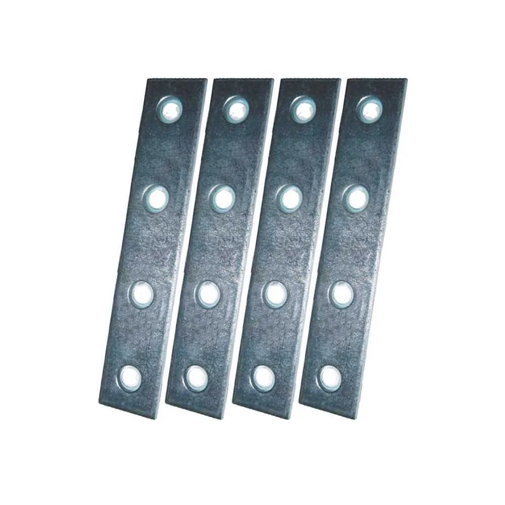 Placa Recta Uni&oacute; Plc02, Acer Zincat, 120 X 15 X 2 Mm. Inclou Tornilleria. 4 Unitats