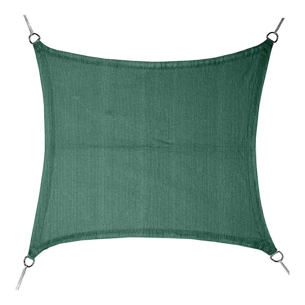 Toldo de vela quadrado verde 36 x 36 m
