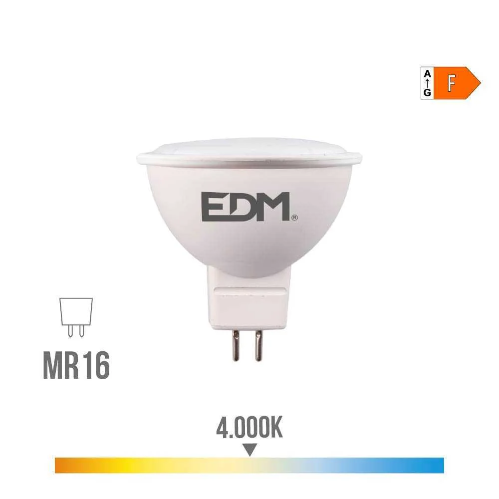 Lampada led dicroica mr16 8 w 780 lm 4000 k luz d.