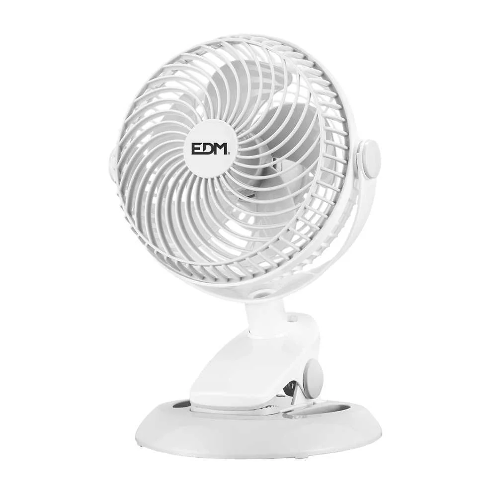 Mini ventilador recarregavel com clip 3 w 2 em 1
