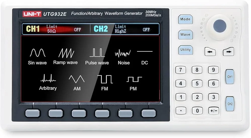 Gerador de Funções 30mhz Lcd Tft 4.3