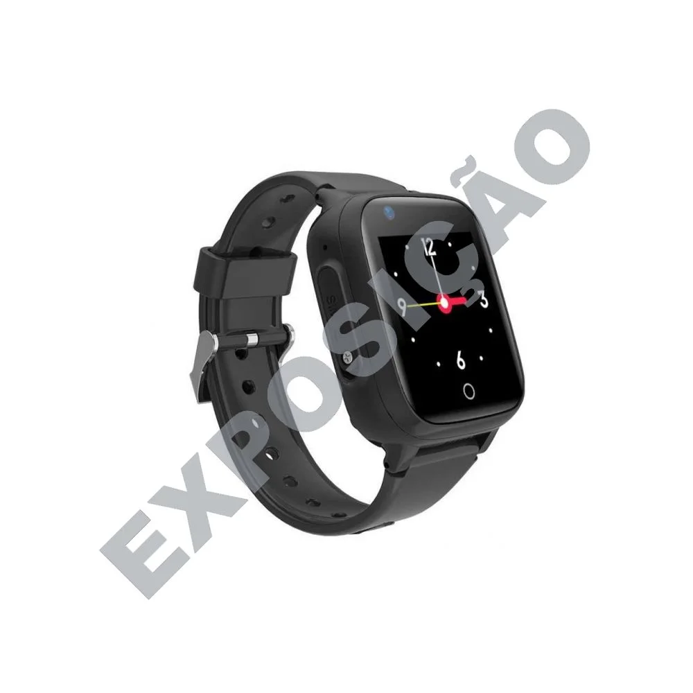Smartwatch Kids Allo Plus 4g Gps Preto - Leotec