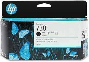 Hp Designjet 738 Cartucho Negro 130ml
