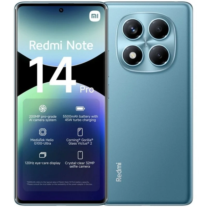 Smartphone Xiaomi Redmi Note 14 Pro 4g 12gb/512gb Azul