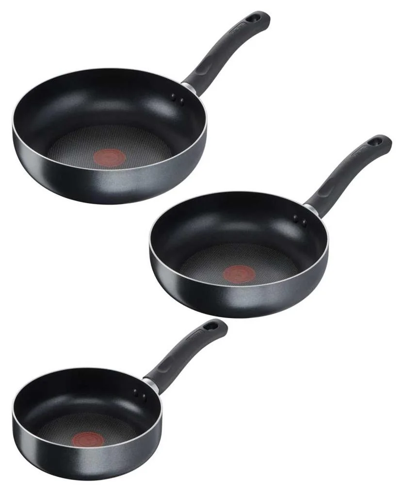 Set 3 Sartenes De Aluminio 20/24/26 Cm Tefal Easy Cook 