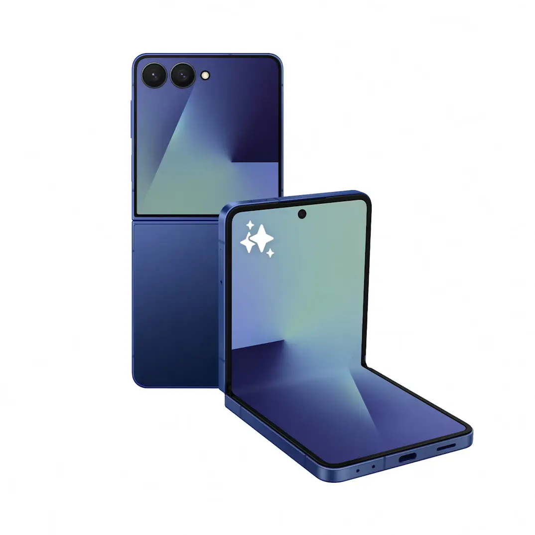 Smartphone Samsung Galaxy Z Flip7 12/256gb Azul Escuro