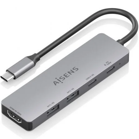 Docking Usb Tipo-C Aisens 1xhdmi 4k 2xusb 2xusb Tipo-C 1xusb Tipo-C Pd