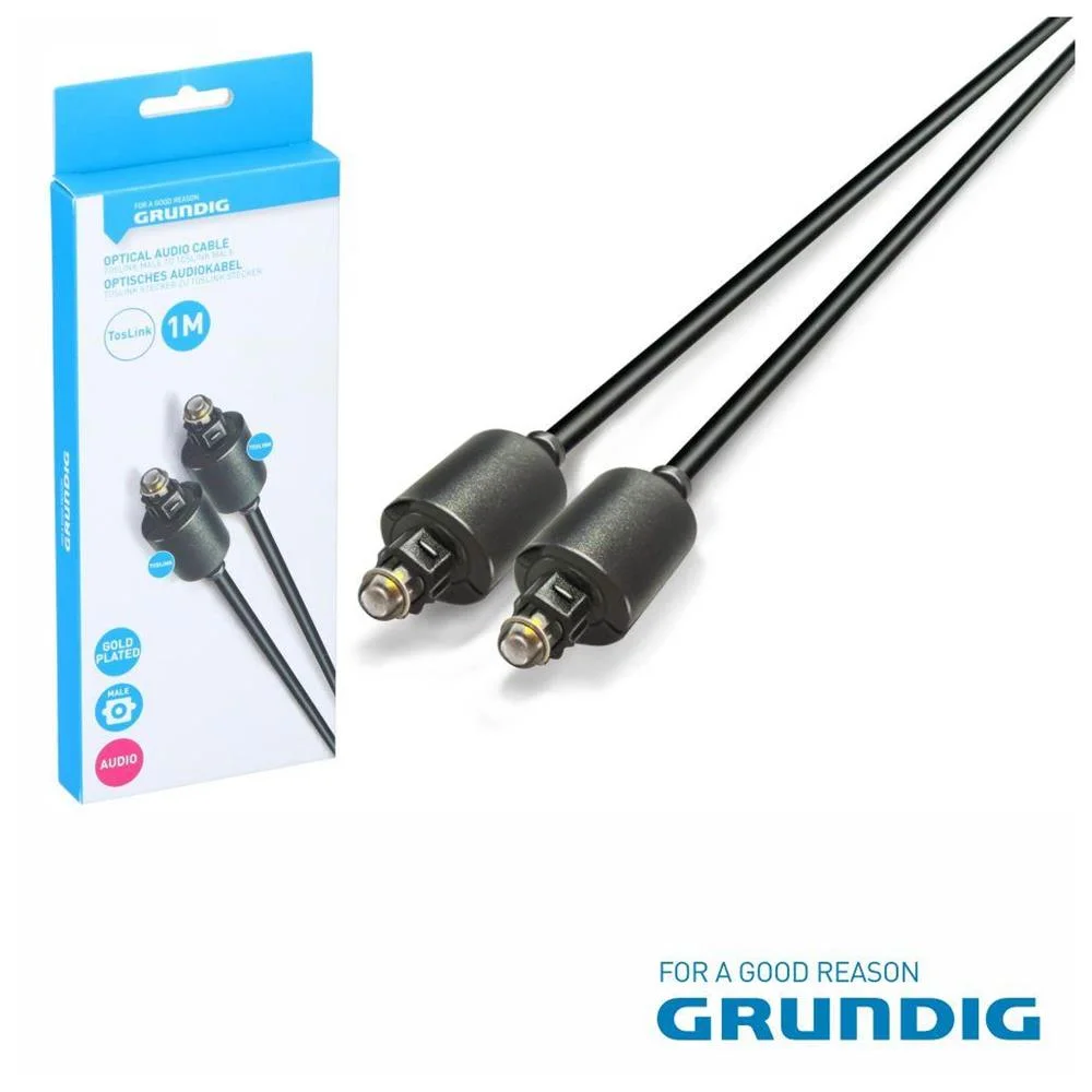 Cabo Fibra &Oacute;ptica Toslink-Toslink 1m Grundig