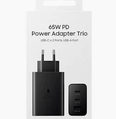 Carregador + Cabo USB Tipo C - 65W - Preto