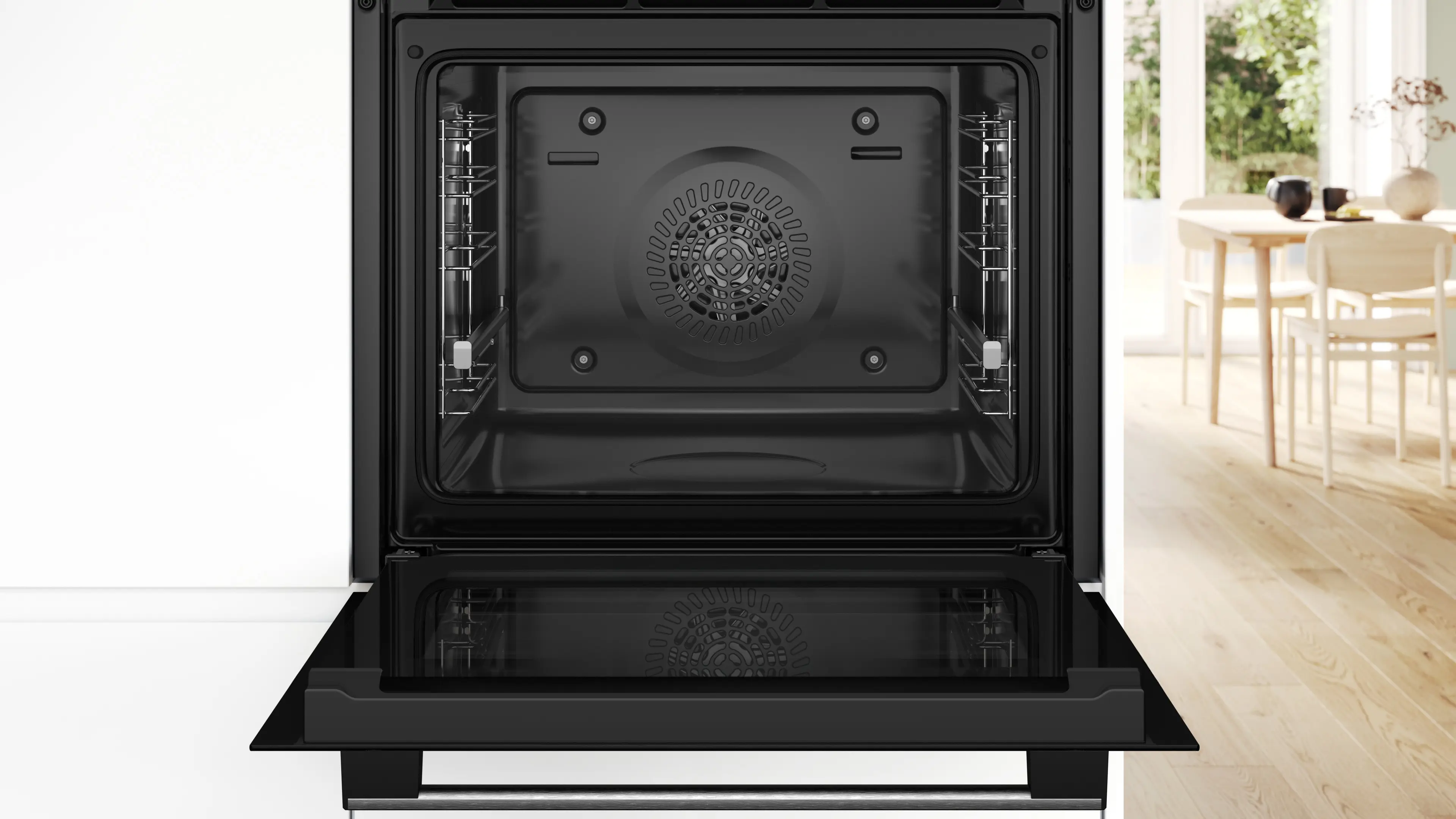 Forno de Encastre Serie 4 Hba514es3 71l Preto/Ino.