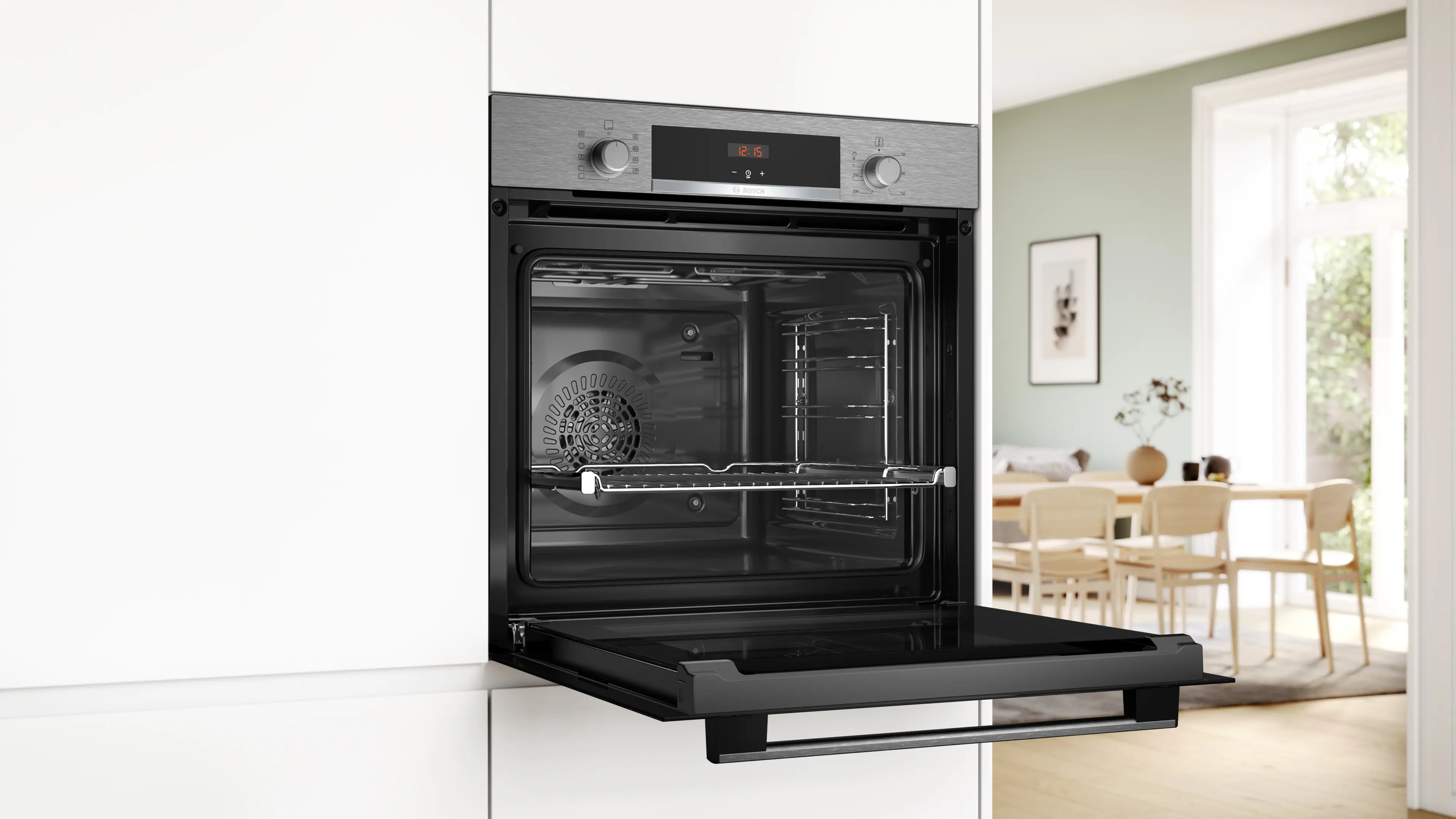 Forno de Encastre Serie 4 Hba514es3 71l Preto/Ino.