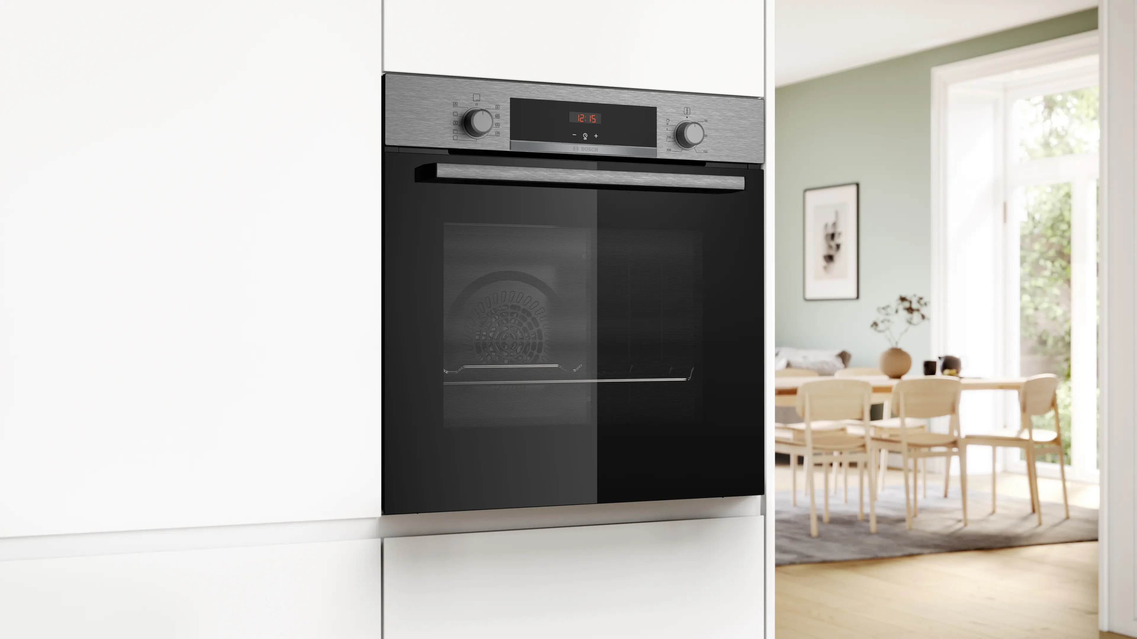 Forno de Encastre Serie 4 Hba514es3 71l Preto/Ino.