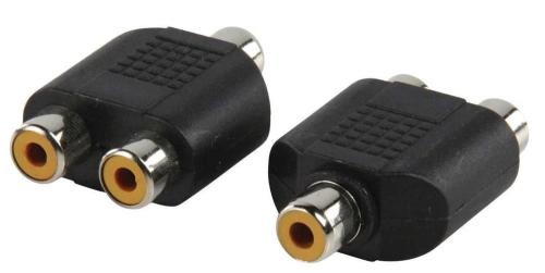 Adaptador de Audio Estéreo Rca Hembra - 2x Rca He.