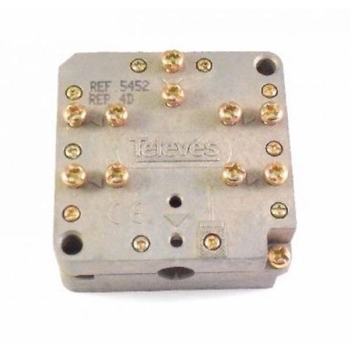 Derivador 4 Saidas 12db 5-2400mhz Televes