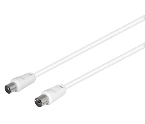 Cabo Antena Macho Para Femea Branco 5.0M