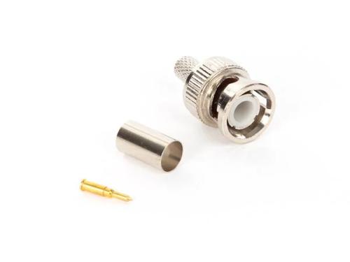 Bnc Male Rg59/U, 3 Parts Crimp