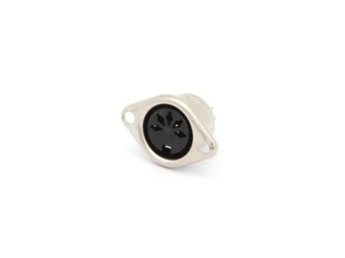 Female 5p Din Plug, Chassis Mount