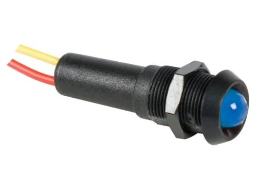 Lámpara LED Azul 12v - Marco Negro