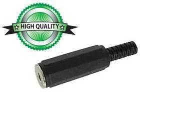 Conector Jack Hembra de 3,5 Mm - Estéreo de Plást.