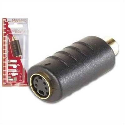 Adaptador Svhs Mini Din Hembra a Rca Hembra