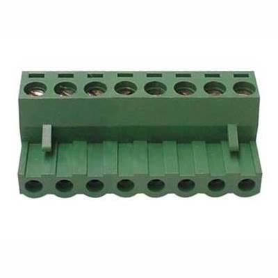 Conector Socket Femea 8 Polos Verde