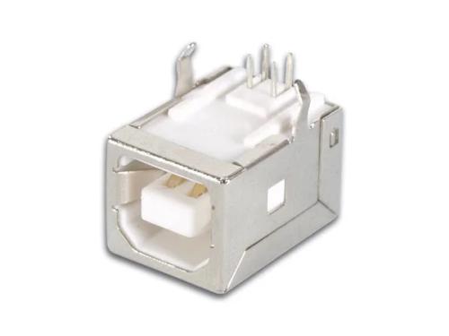 Usb B Female, Single Connector 90°, Pcb Mount