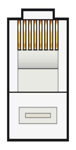 Conector Modular Rj45 Utp Cat.5e