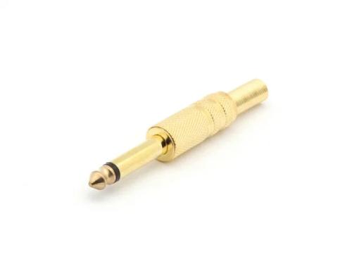 Ficha Jack 6.35 Macho Mono Oro