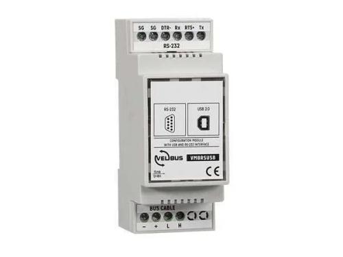 Configuration Module With Usb And Rs-232 Interface For Din Rail