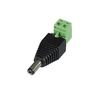 Ficha Dc 5.5x2.1mm Macho Terminal Parafusos