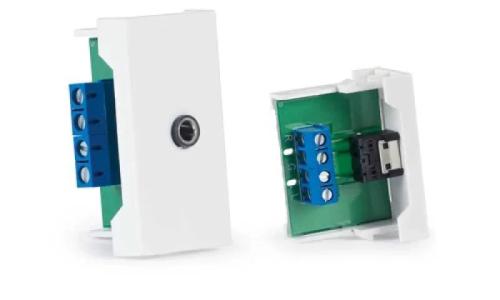 Panel de Conexión Jack 3.5mm Hembra Estéreo