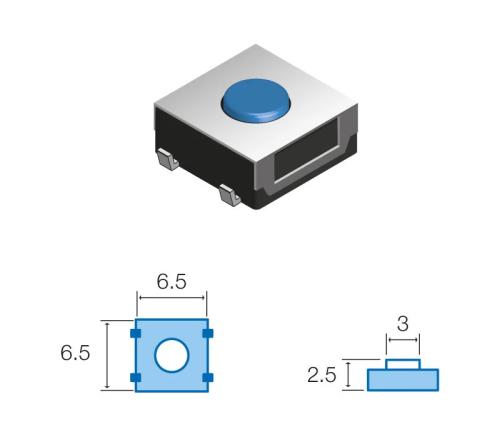 Pulsador de Tacto Smd