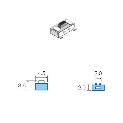 Pulsador De Tato Smd 12Vdc 50Ma