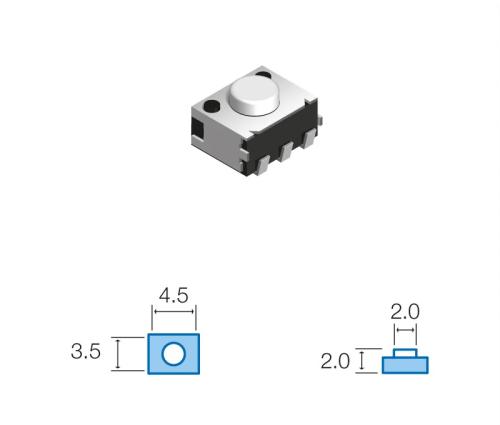 Pulsador de Tato SMD 12vdc 50ma