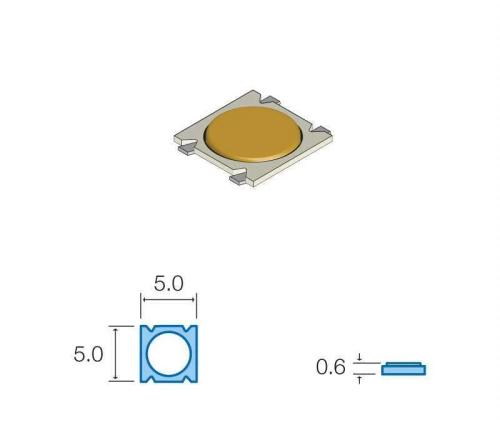 Pulsador de Tato SMD 12vdc 50ma