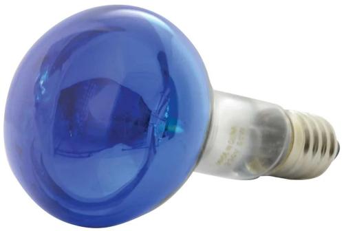 Lámpara E27 60w 230vac R80 Azul