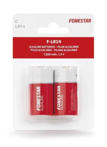 Pilhas Alcalinas C-Lr14 Fonestar