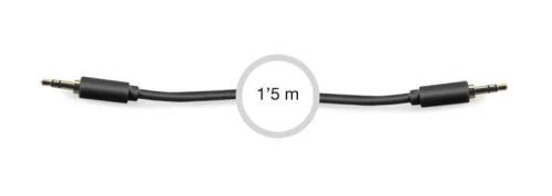 Cabo Áudio Jack 3,5mm Macho - Jack 3,5mm Macho 1,5m - Fonestar