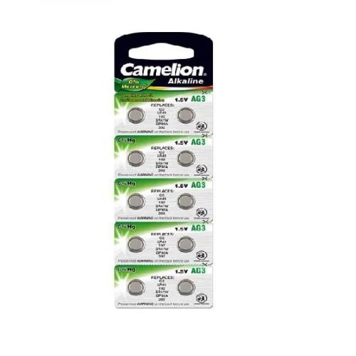 Pilha Botao Camelion Lr41 Ag3 Bp10