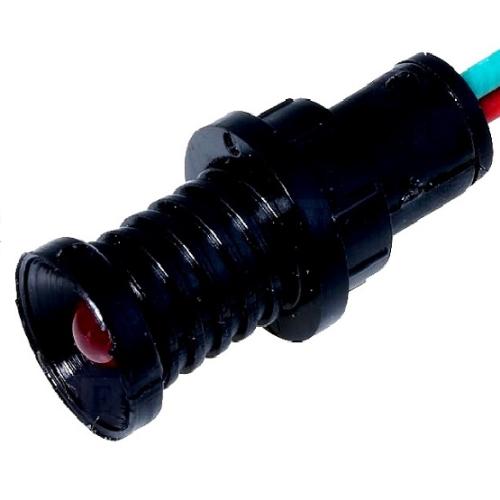 Indicador Led Amarillo de 12-24 V Cc