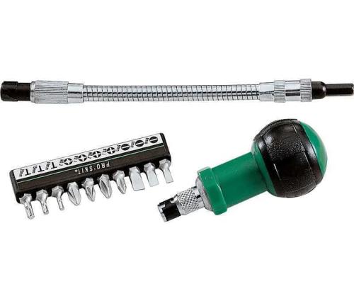 Juego de Destornilladores Con Adaptador Flexible