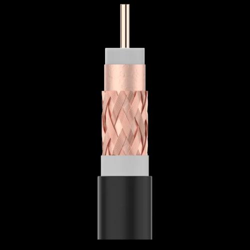 Mts Cabo Coaxial T-100 Plus Ited2 Preto Televes-(Enc. Min. 100mts)