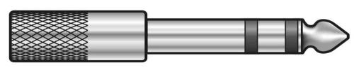 Adaptador Jack 6.3mm Estéreo Macho a Jack 3.5mm