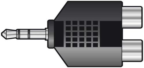 Adaptador Jack 3.5mm Macho Estéreo a 2xrca Hembra