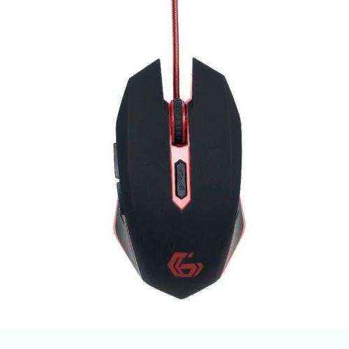 Ratón Gaming Gembird Musg-001-R Negro