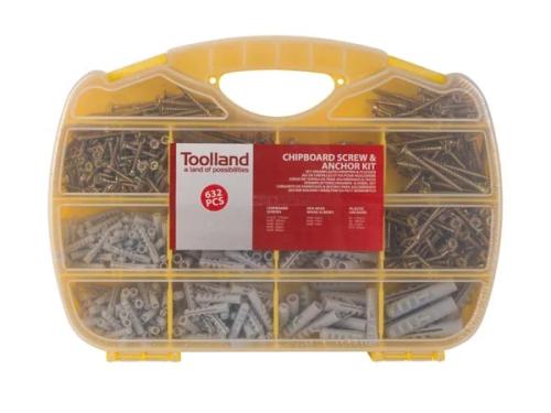 Juego de Tornillos Y Casquillos para Aglomerado