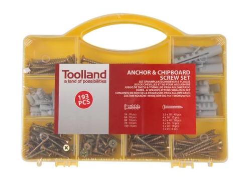 Juego de Casquillos Y Tornillos para Aglomerado