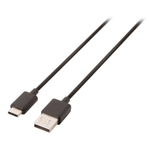 Cable Usb2.0 Usb C Macho a Usb a Macho Negro 1m