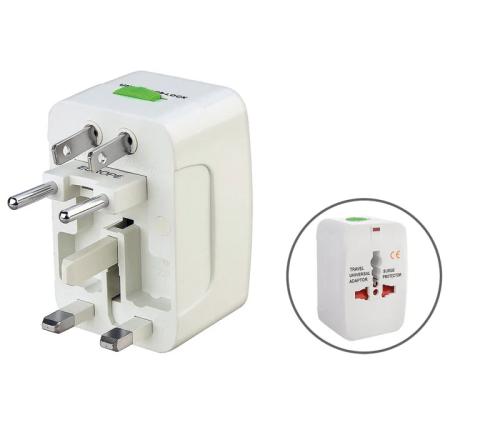 Adaptador De Viagem Universal Retratil 2.5A 250V